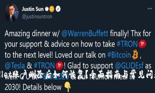 TPWallet账户删除后如何恢复？全面指南与常见问题解析